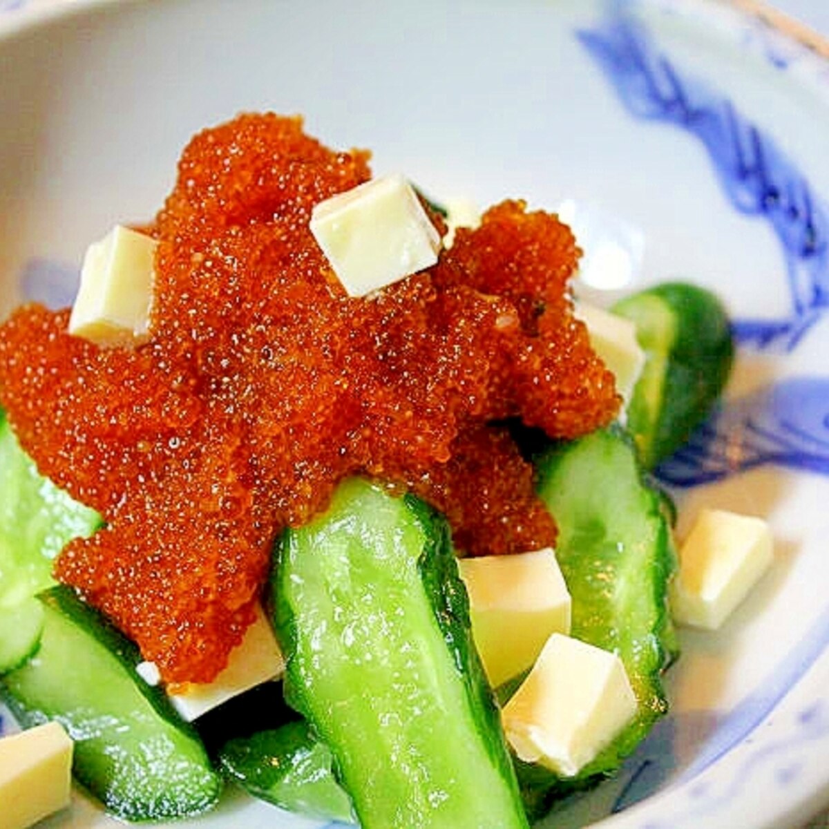 胡瓜とチーズのとびっこ和え レシピ 作り方 By きばな 楽天レシピ 胡瓜とチーズのとびっこ和え レシピ 作り方 By きばな 楽天レシピ